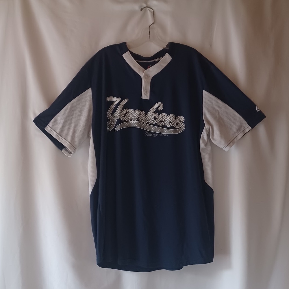 Yankees Batting Practice Cool Base Jersey Authentic Majestic #1383 MLB Men's XL
